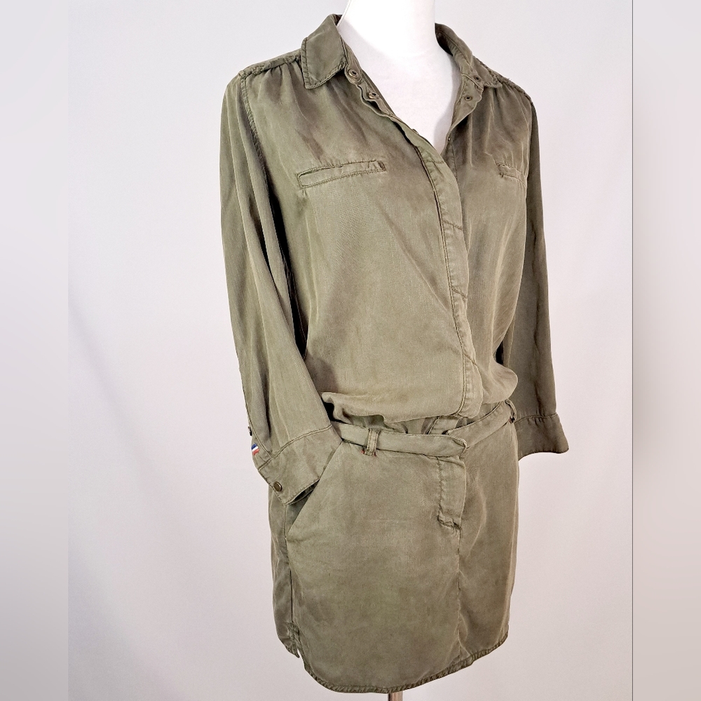 ETIENNE MARCEL Military Tunic Dress